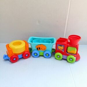 Fisher Price Silly Safari Rattle & Roll Animal Train-2015-DMC44-No Peg Pals